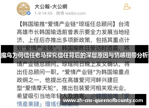魔鸟为何信任老马探究信任背后的深层原因与情感纽带分析